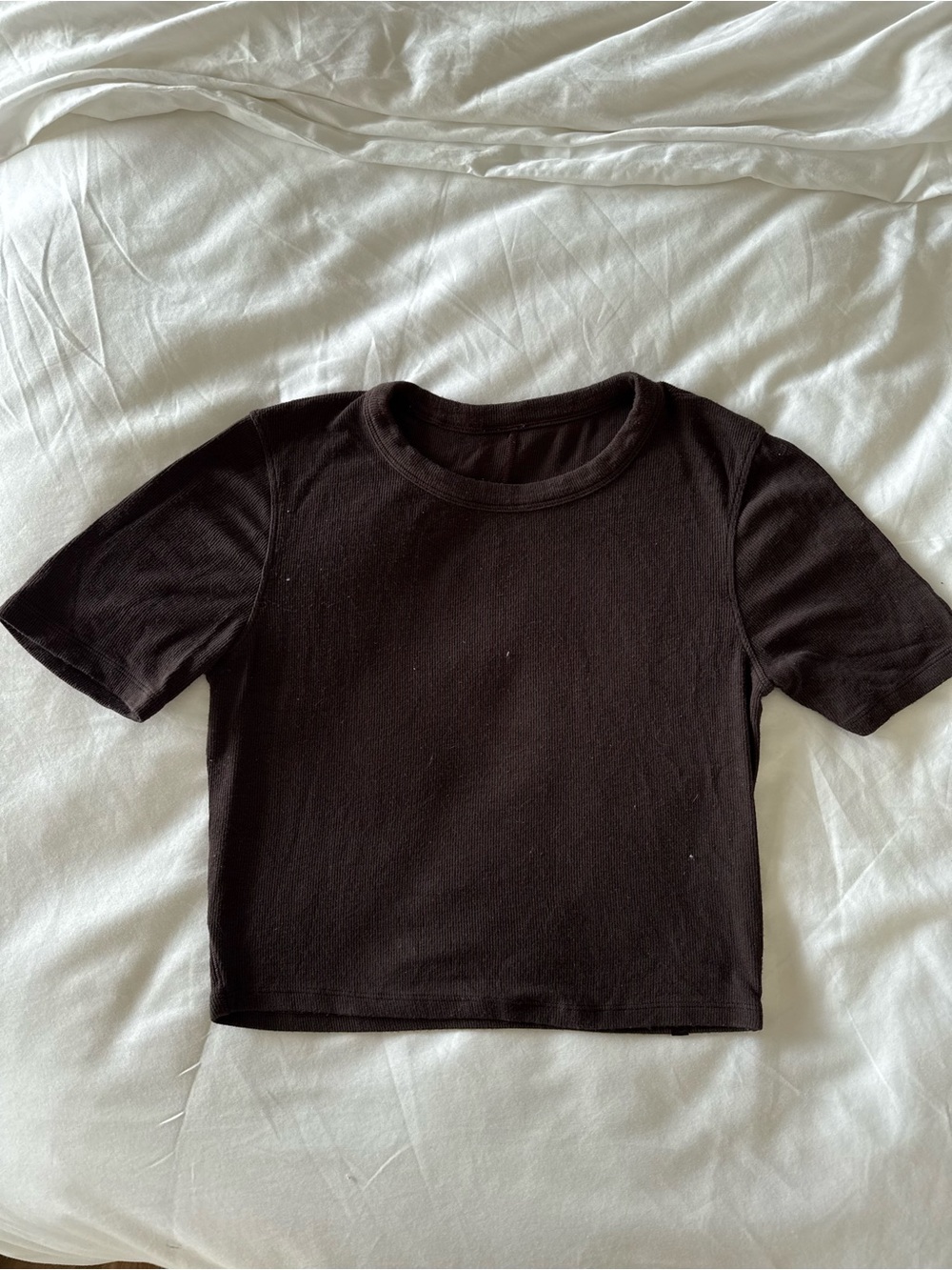 lululemon athletica Black Crop Top